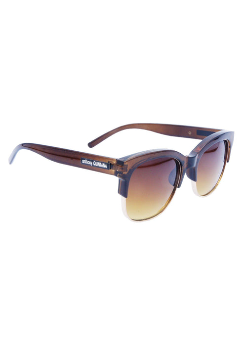 AQ Cat Eye Metal / Plastic Retro Unisex Sunglasses - Amber